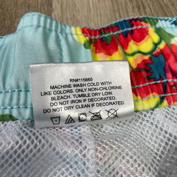 DC Comics Batman Surf Swim Trunks Mens Large Hawaiian Floral Boardshorts‎ - Picture 9 of 10